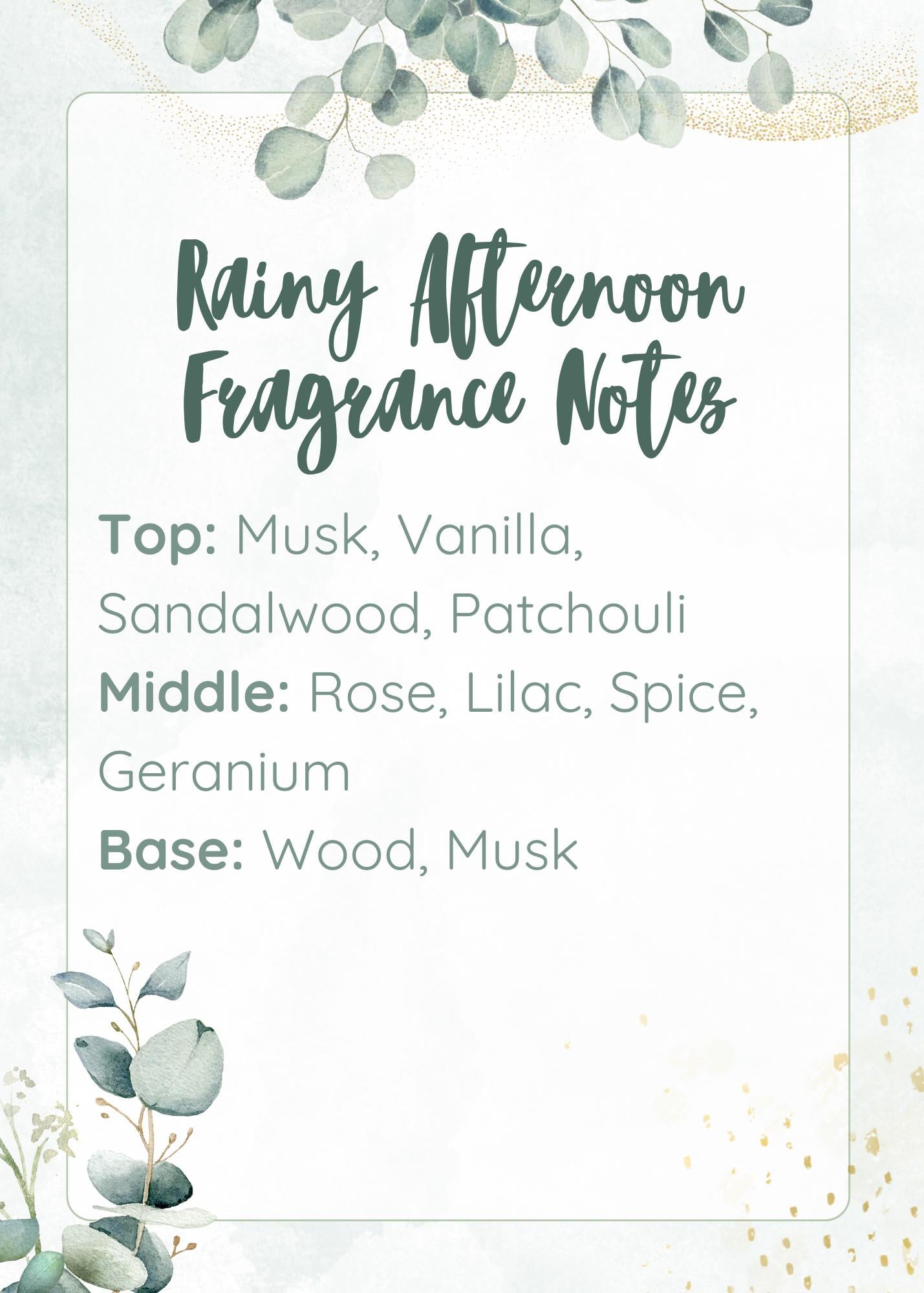 Rainy Afternoon Soy Wax Melt (2.75oz/78g)