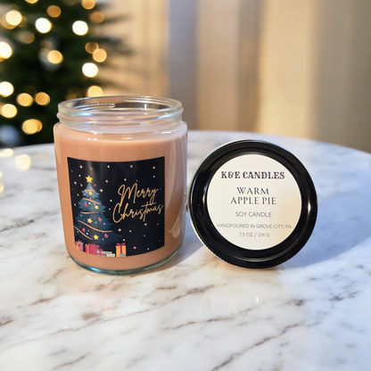 Christmas Soy Candles, 7.5oz (214g)