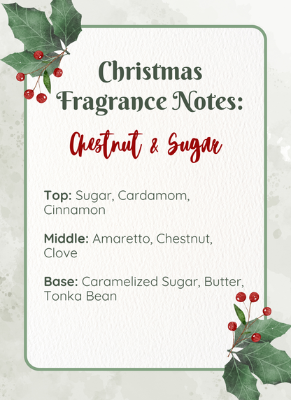 Chestnut & Sugar Soy Wax Melt (2.75oz/78g)