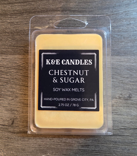 Chestnut & Sugar Soy Wax Melt (2.75oz/78g)