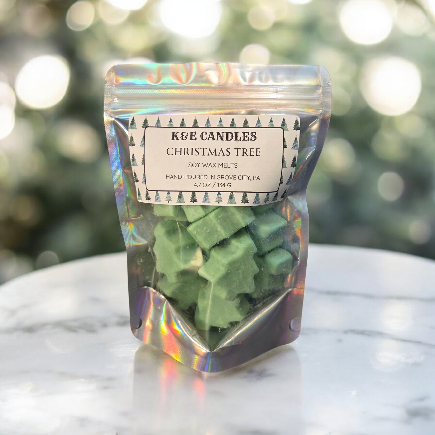 Christmas Tree Soy Wax Melts, 4.7oz, Christmas Gifts, Paraffin-Free, Phthalate-Free