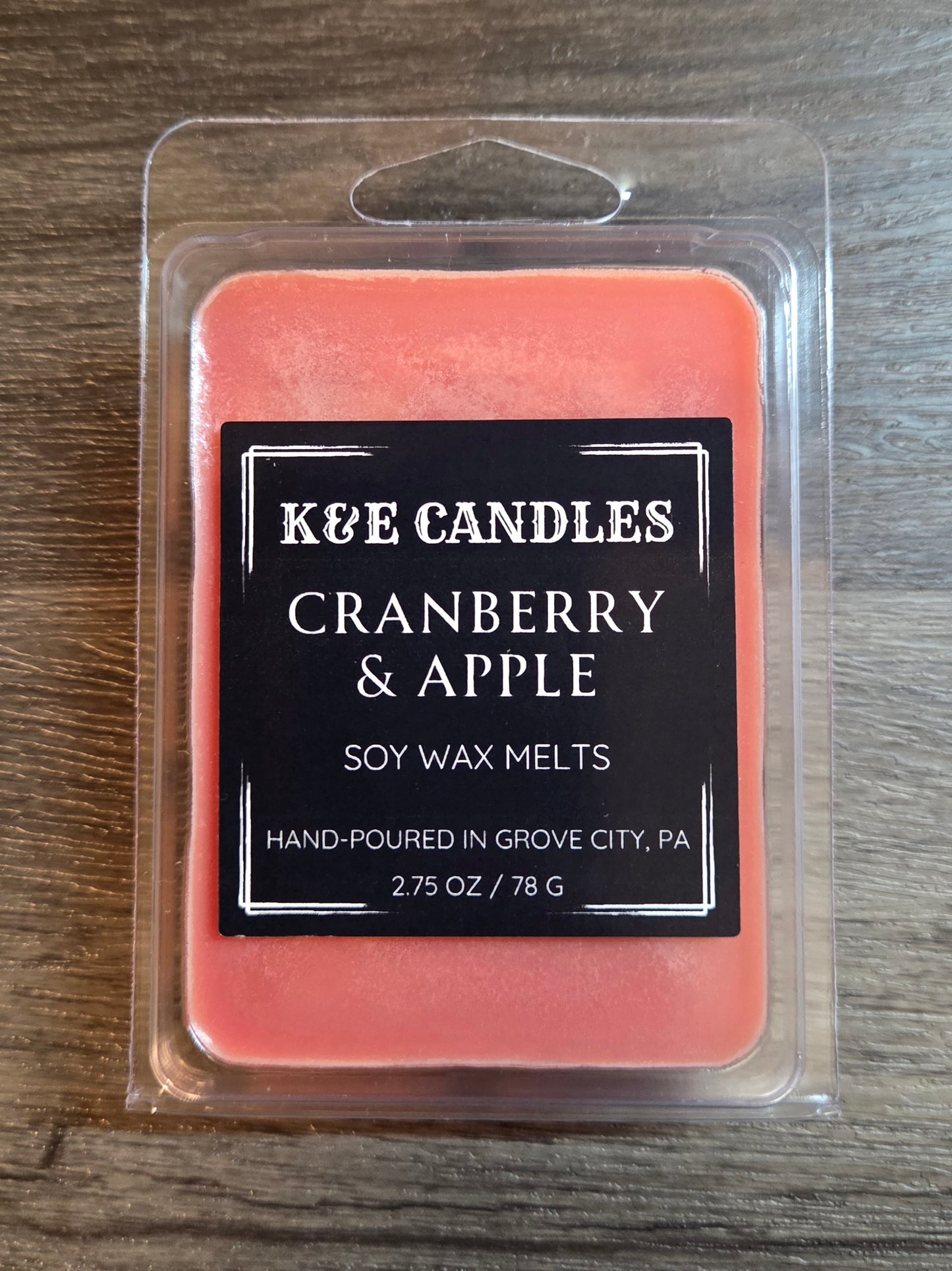 Cranberry & Apple Soy Wax Melt (2.75oz/78g)