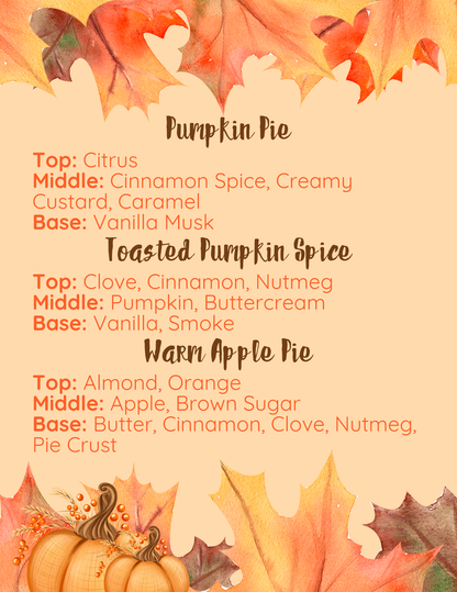Falling Leaves Soy Wax Melts (5oz/142g)