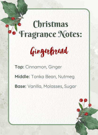 Gingerbread Soy Wax Melts, 4.5oz, Christmas Gifts, Paraffin-Free, Phthalate-Free