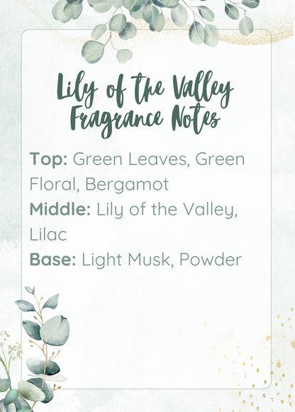 Lily of the Valley Soy Wax Melt (2.75oz/78g)