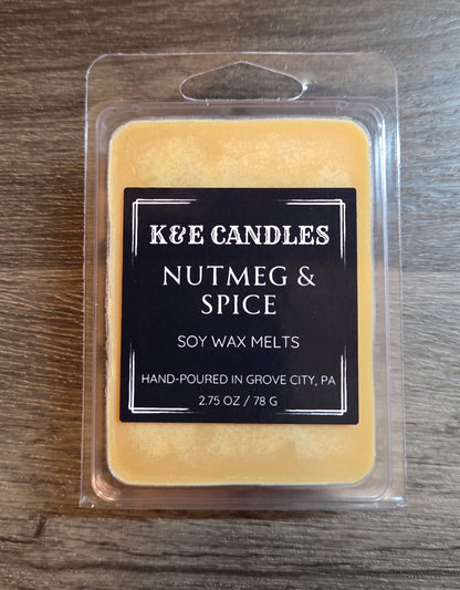 Nutmeg & Spice Soy Wax Melt (2.75oz/78g)