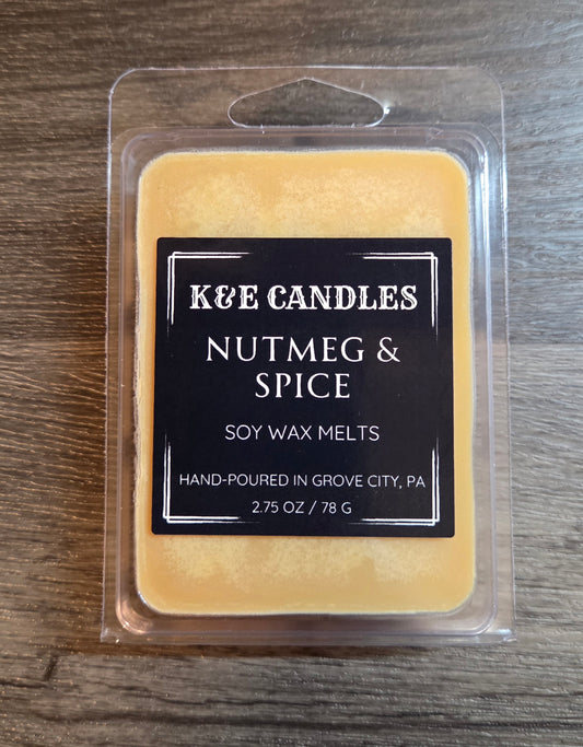 Nutmeg & Spice Soy Wax Melt (2.75oz/78g)
