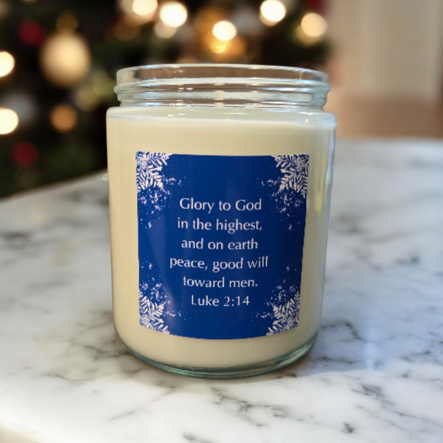 Peace & Good Will Christmas Soy Candles, 7.5oz (214g)