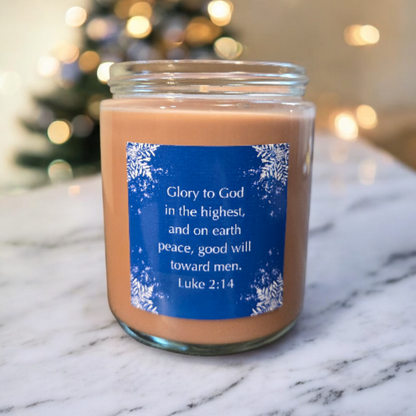 Peace & Good Will Christmas Soy Candles, 7.5oz (214g)