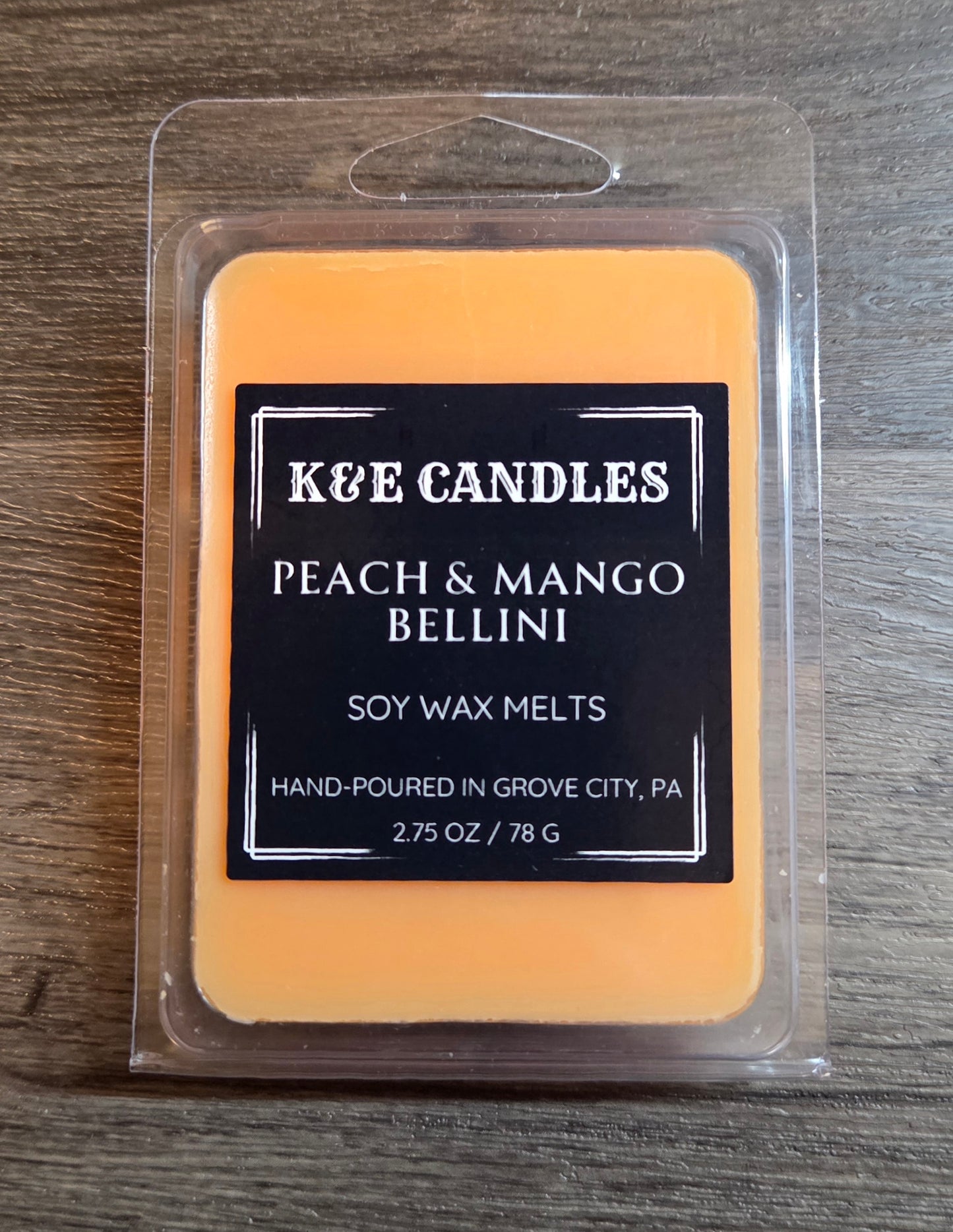 Peach & Mango Bellini Soy Wax Melt (2.75oz/78g)