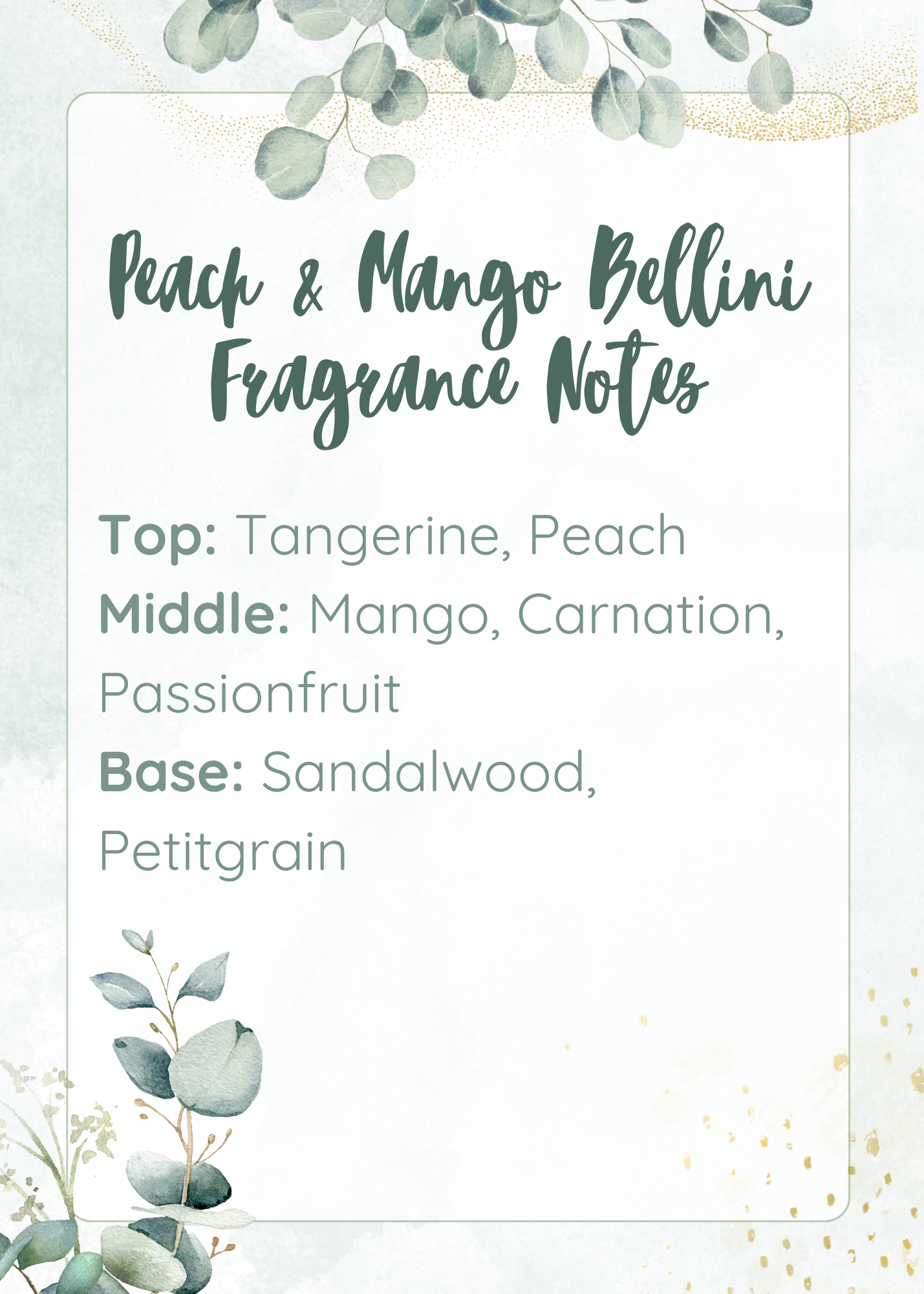 Peach & Mango Bellini Soy Wax Melt (2.75oz/78g)