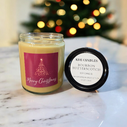 Christmas Soy Candles, 7.5oz (214g)