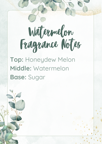 Watermelon Soy Wax Melt (2.75oz/78g)