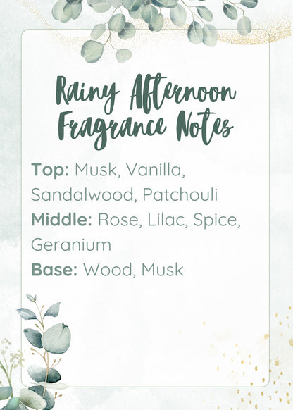 Rainy Afternoon Soy Wax Melt (2.75oz/78g)